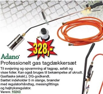 Harald Nyborg Professionelt gas tagdækkersæt tilbud