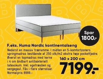 Bilka Huma Nordic kontinentalseng tilbud
