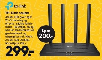 Bilka TP-Link router tilbud