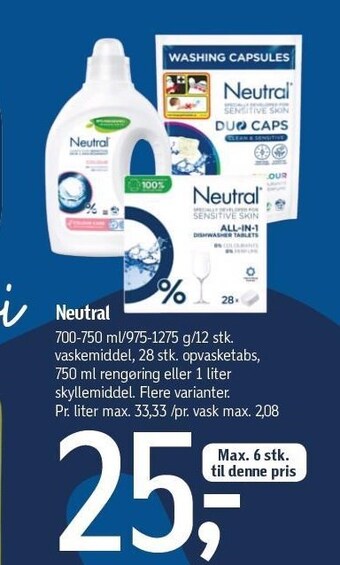 Føtex Vaskemiddel tilbud
