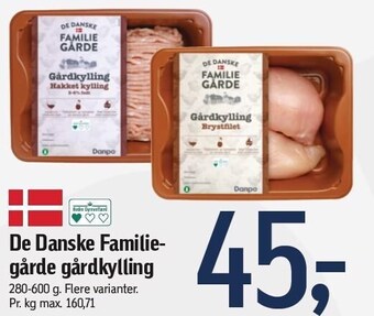 Føtex De Danske Familiegårde gårdkylling tilbud