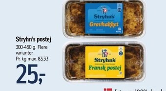 Føtex Stryhn's postej tilbud
