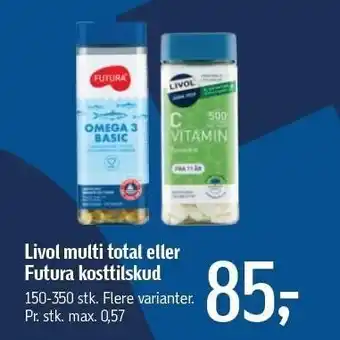 Føtex Multi total el. Futura kosttilskud tilbud