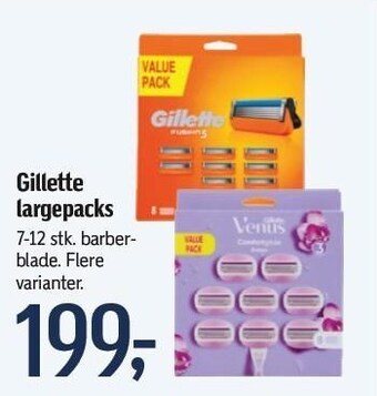 Føtex Gillette largepacks tilbud