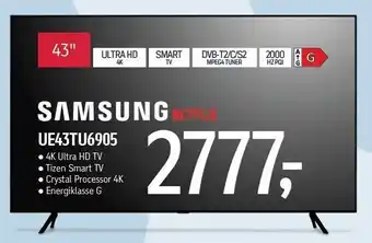 Føtex Samsung 43" Ultra HD Smart TV tilbud