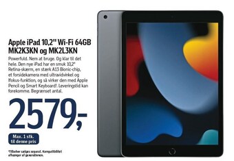 Føtex Apple iPad 10,2" tilbud