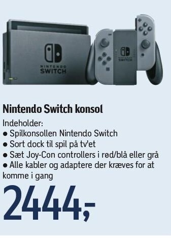Føtex Nintendo Switch konsol tilbud