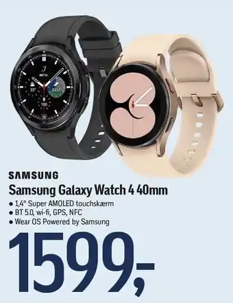 Føtex Samsung Galaxy Watch 4 40mm tilbud