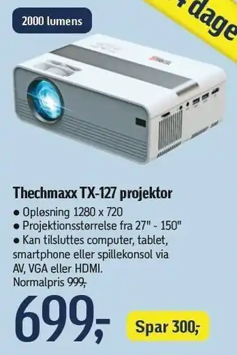 Thechmaxx TX-127 projektor