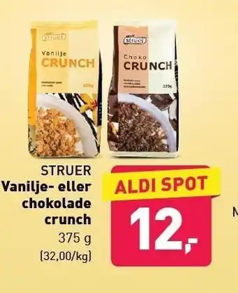 ALDI Vanilje- el. chokolade crunch tilbud