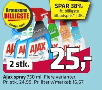 Fleggaard Ajax Spray tilbud