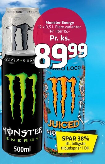 Fleggaard Monster Energy tilbud