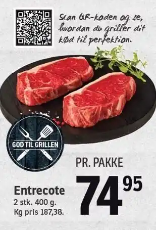 SPAR Entrecote tilbud