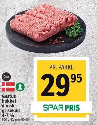 Hakket grisekød