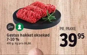 SPAR Hakket oksekød tilbud