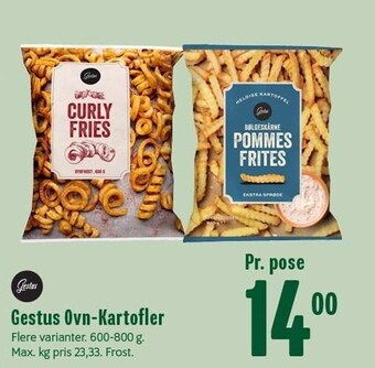 Min Købmand Gestus Ovn-Kartofler tilbud