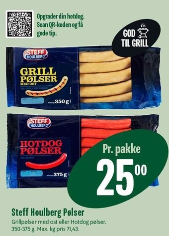 Min Købmand Steff Houlberg Pølser tilbud