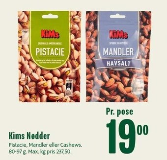 Min Købmand Kims Nødder tilbud