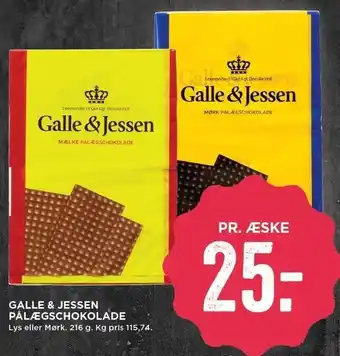 Pålægschokolade