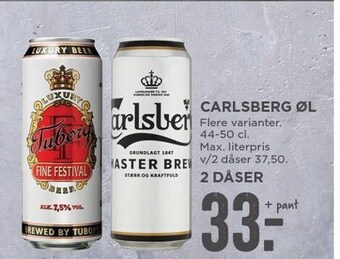MENY Carlsberg øl tilbud