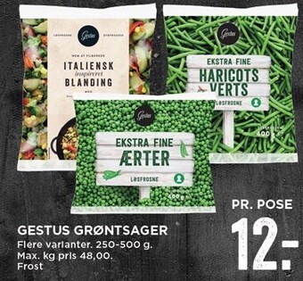 MENY Gestus Grøntsager tilbud