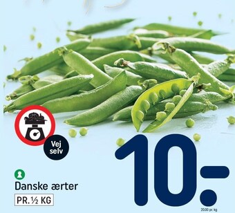 REMA 1000 Danske ærter tilbud