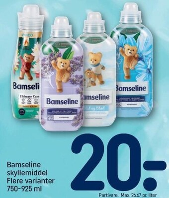 REMA 1000 Bamseline skyllemiddel tilbud