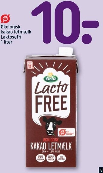 Økologisk kakao letmælk laktosefri