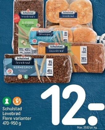 REMA 1000 Schulstad levebrød tilbud