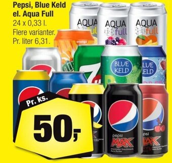 Calle Pepsi, Blue Keld el. Aqua Full tilbud