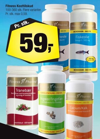 Calle Fitness Kosttilskud tilbud