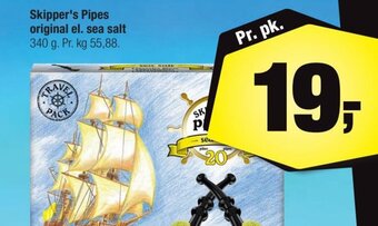 Calle Skipper's Pipes original el. sea salt tilbud