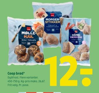 Coop 365 Coop rundstykker tilbud