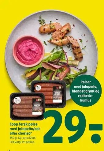 Coop 365 Coop pølser tilbud