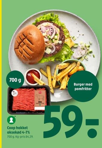 Coop 365 Coop hakket oksekød tilbud