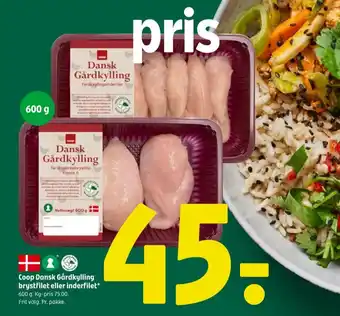 Coop 365 Dansk gårdkylling kyllingebrystfilet tilbud