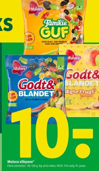 Coop 365 Familie guf slikposer tilbud