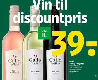 Coop 365 Ukendt californisk rødvin tilbud