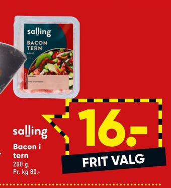 Bilka Bacon i tern tilbud