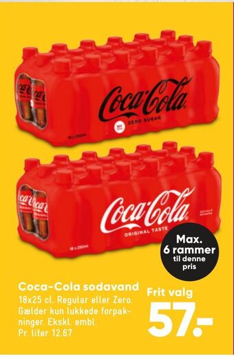 Bilka Coca-Cola sodavand tilbud