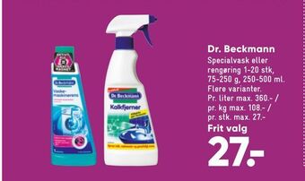 Bilka Dr. Beckmann tilbud