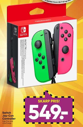 Bilka Switch Joy-Con Controller tilbud