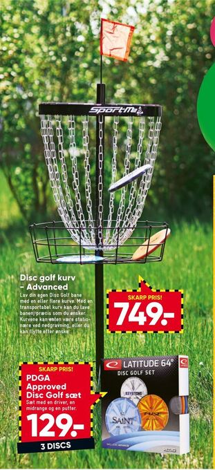 Bilka Disc golf kurv - Advanced tilbud