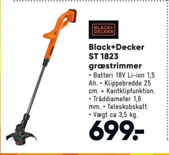 Black+Decker ST 1823 græstrimmer