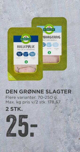 MENY Den grønne slagter tilbud