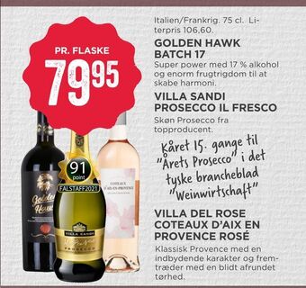 MENY Golden Hawk Batch 17 tilbud