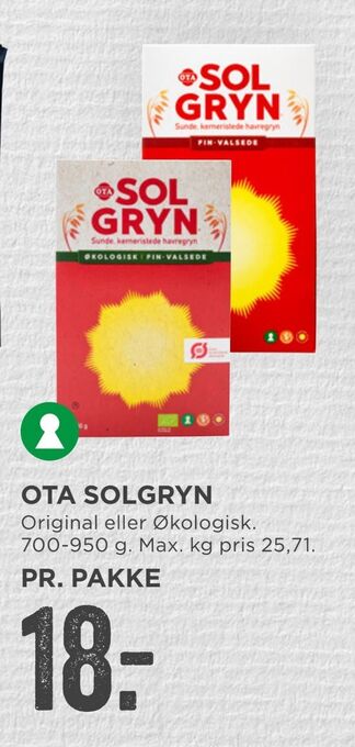 MENY Ota solgryn tilbud