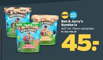 Netto Ben & Jerry's Sundae is tilbud