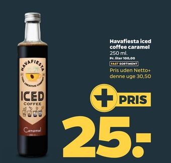 Netto Havafiesta iced coffee caramel tilbud