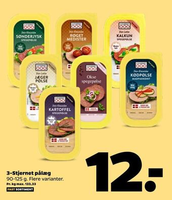 Netto 3-Stjernet pålæg tilbud